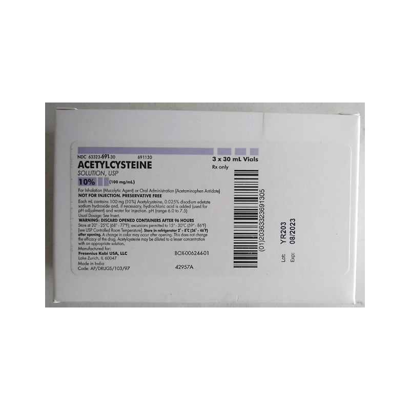 ACETILCISTEINA 10% 100 MG/30 ML