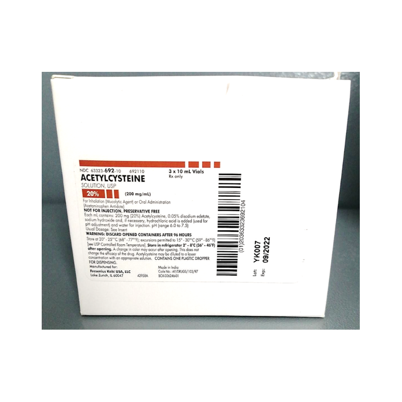 ACETILCISTEINA 20% 200 MG/10 ML