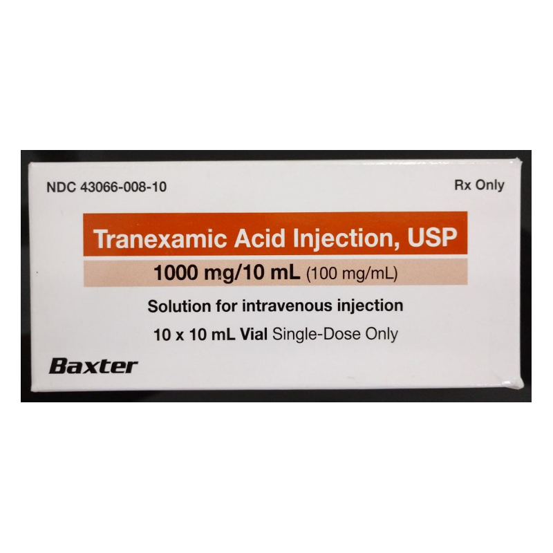 ACIDO TRANEXAMICO INYECCION, USP 1,000 MG/10 ML (100 MG/ML)