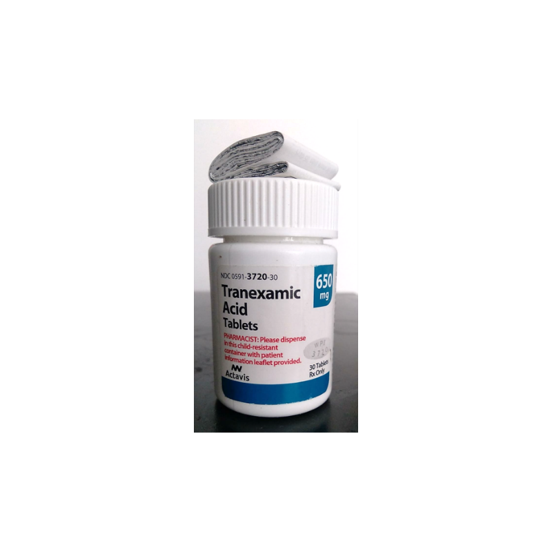 ACIDO TRANEXAMICO TABLETAS ACIDO TRANEXAMICO TABLETAS 650MG CON 30 TABLETAS